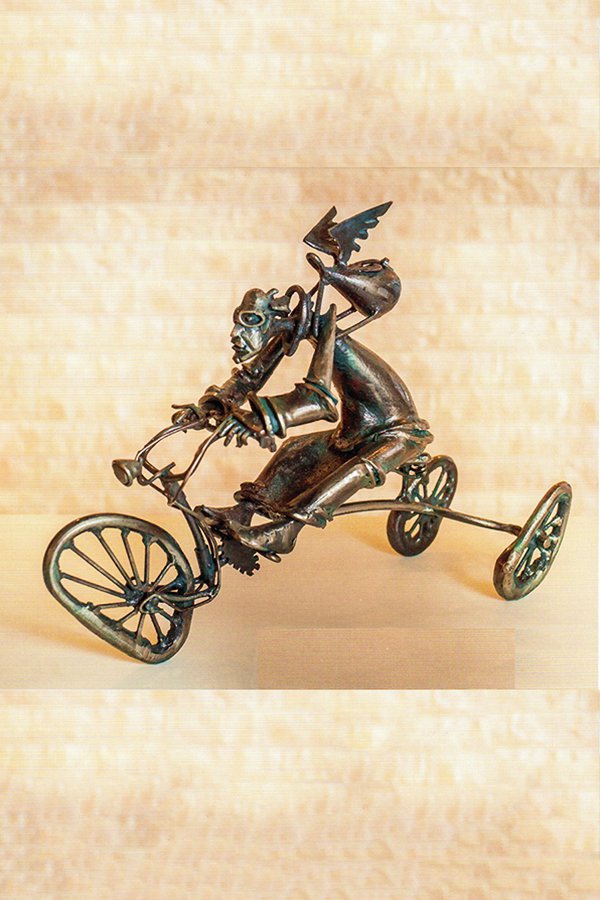 Скульптура «Велосипедист»