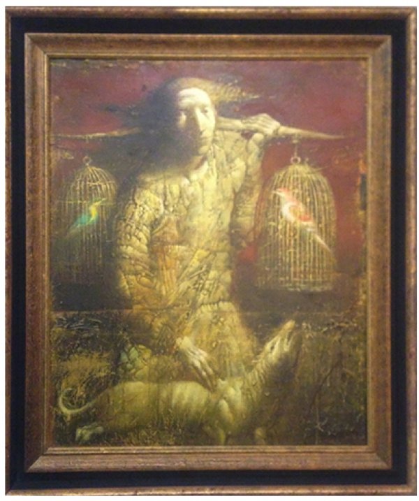 Картина «Птицелов» Армен Гаспарян 50 х 45 см